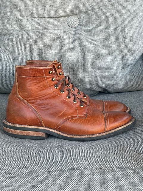 Photo by prock1820 on March 1, 2026 of the Rios of Mercedes Rios Boot No.93 in Horween Chestnut Dublin.