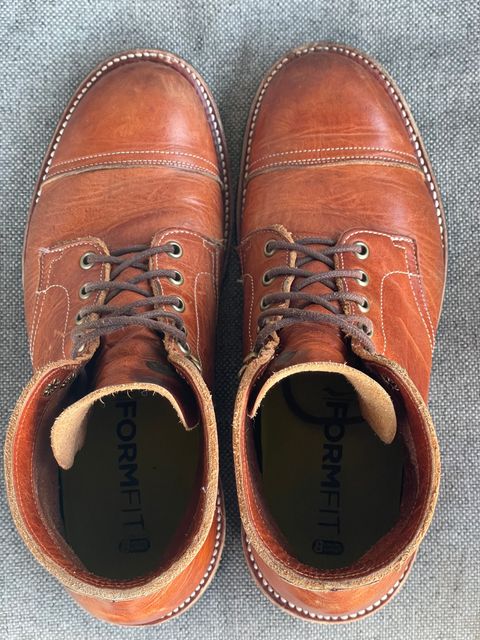 Photo by prock1820 on March 1, 2026 of the Rios of Mercedes Rios Boot No.93 in Horween Chestnut Dublin.