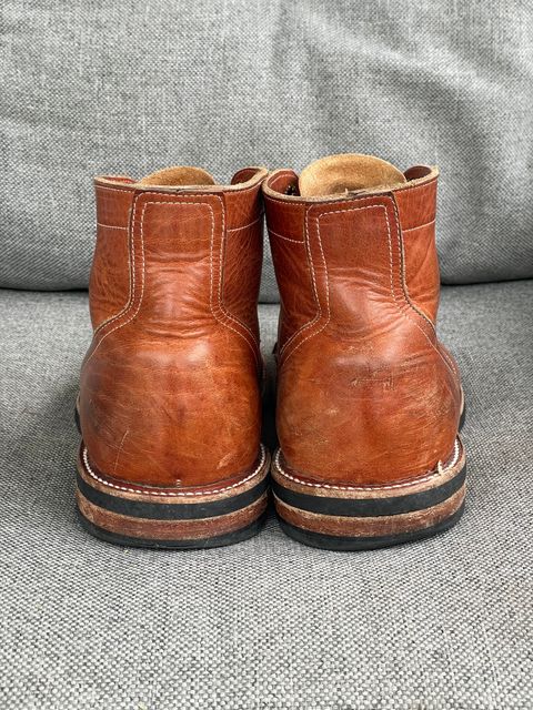 Photo by prock1820 on April 3, 2026 of the Rios of Mercedes Rios Boot No.93 in Horween Chestnut Dublin.