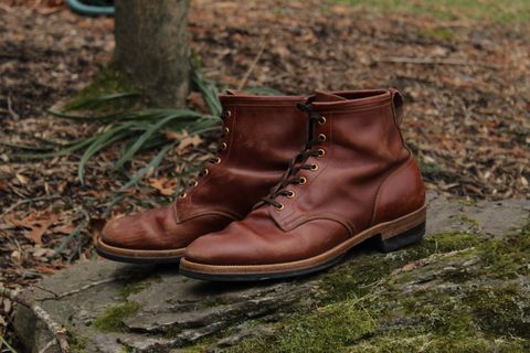 Photo by bars_grover23 on February 2, 2025 of the Iron Boots The Chosen One in Maryam Toscanello TPR Horsebutt.