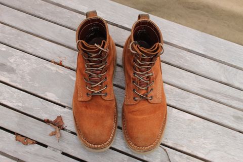 Photo by bars_grover23 on November 2, 2025 of the White's C350-CS in Seidel Red Dog Oil Tan Roughout.