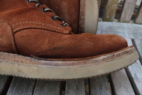 Photo by bars_grover23 on April 4, 2026 of the White's C350-CS in Seidel Red Dog Oil Tan Roughout.