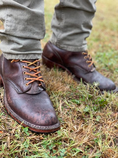 Photo by cobblertobias on December 5, 2022 of the White's Packer in Unknown Leather.