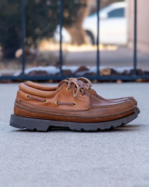 Photo by stitchedsoles on December 5, 2025 of the Russell Moccasin Co. Unknown Model in French Veal.