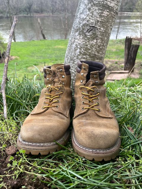 Photo by Chhh1984 on April 5, 2026 of the White's X Filson Shop Boot in Seidel Natural Suede.