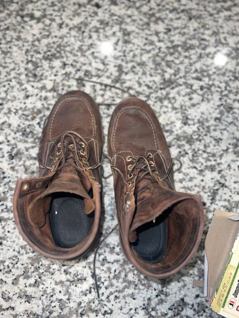Photo by joji_k on January 5, 2023 of the White's Perry in Unknown Leather.
