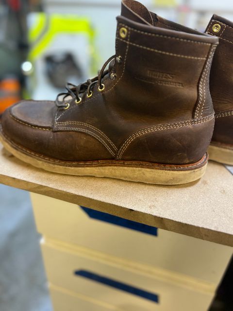 Photo by joji_k on February 3, 2023 of the White's Perry in Unknown Leather.