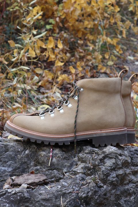 Photo by prospect_joe on October 1, 2024 of the Grenson Bobby in Light-Tan Suede & Ginger Nubuck.