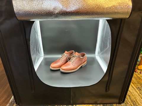 Photo by sononchalant on January 1, 2023 of the Viberg 145 Oxford in Horween Saddle Tan Chromepak.