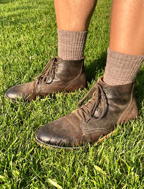 Photo by steverinde on July 22, 2026 of the Viberg Service Boot in Maryam Brown Split Horsebutt.