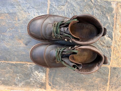 Photo by DirkBotes on November 5, 2023 of the Jim Green African Ranger in Brown Full Grain.