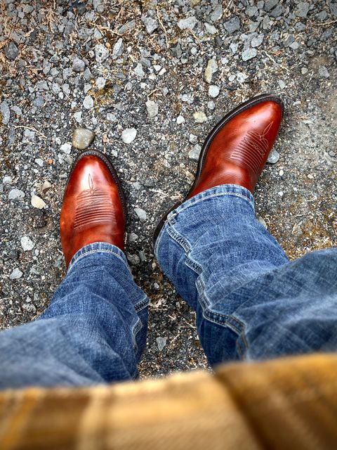 Photo by switch on June 15, 2025 of the Lucchese Cowboy Boots in Bison.