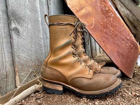 Photo by zander on April 6, 2023 of the Nicks BuilderPro in Seidel MaxSupport Tan Roughout.