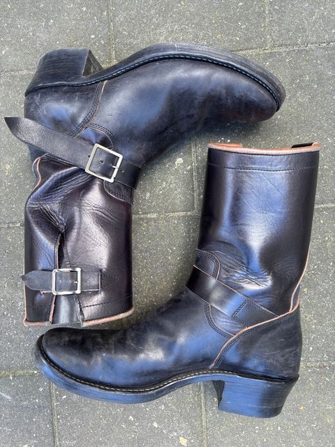 Photo by Chris007 on April 4, 2026 of the Raland Bootmaker Engineers in Maryam Black Horsebutt.