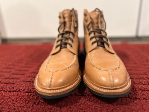 Photo by wesleyprice on January 2, 2024 of the Grant Stone Ottawa Boot in Incas Natural Kangaroo.