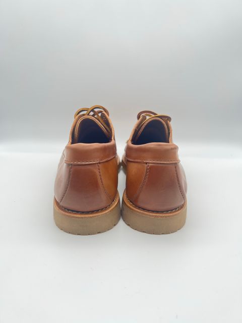 Photo by thebootbum2 on October 5, 2022 of the Rancourt & Co. Classic Ranger-Moc in Horween Natural Shell Cordovan.