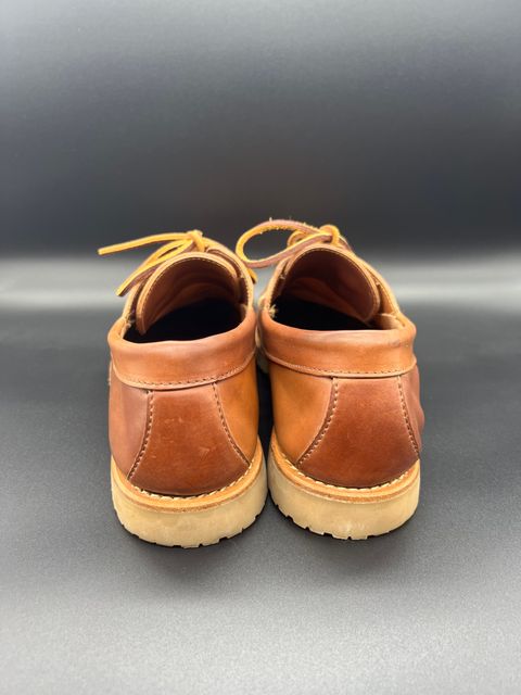 Photo by thebootbum2 on March 5, 2023 of the Rancourt & Co. Classic Ranger-Moc in Horween Natural Shell Cordovan.