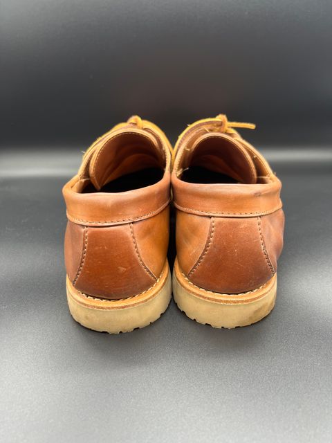 Photo by thebootbum2 on April 6, 2023 of the Rancourt & Co. Classic Ranger-Moc in Horween Natural Shell Cordovan.