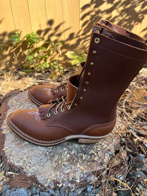 Photo by BigStetson on October 1, 2023 of the Nicks Packer in Seidel 1964 Brown.