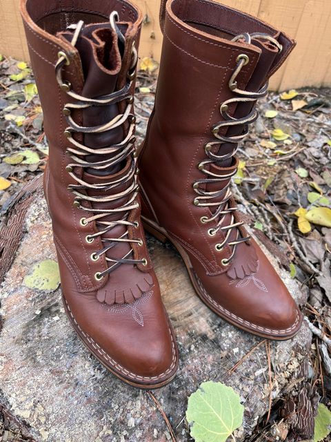 Photo by BigStetson on November 9, 2023 of the Nicks Packer in Seidel 1964 Brown.
