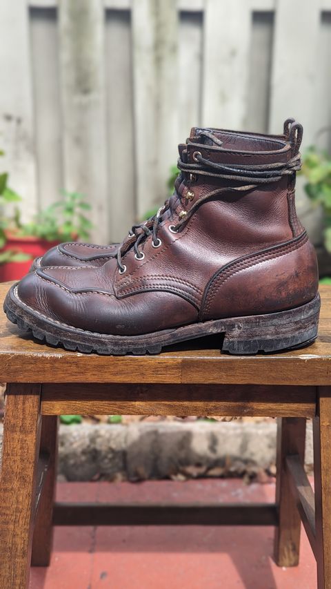 Photo by Briansbootpage on March 3, 2024 of the Nicks Moc Toe in Seidel 1964 Brown.