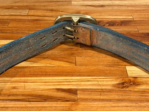 Photo by mwanni on February 6, 2026 of the Samurai Jeans W001-WP in US Steerhide (Natural).