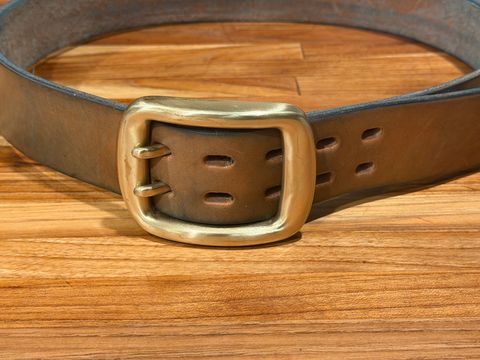 Photo by mwanni on March 6, 2026 of the Samurai Jeans W001-WP in US Steerhide (Natural).