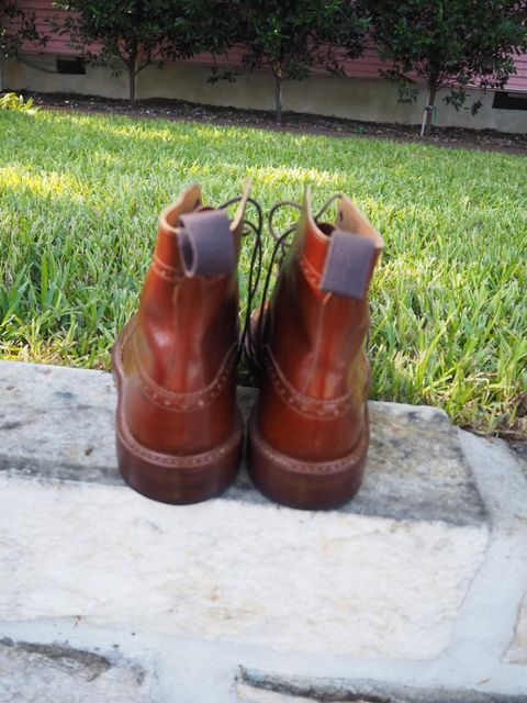 Photo by cocaloch on October 1, 2022 of the Tricker's Stow Country Boot in Unlisted Leather.