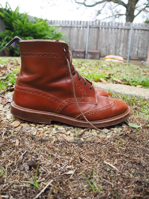 Photo by cocaloch on December 5, 2022 of the Tricker's Stow Country Boot in Unlisted Leather.