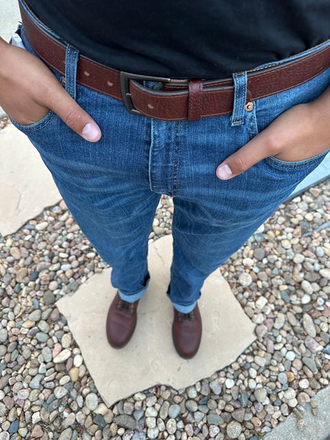 Photo by S3th.bryant on September 6, 2023 of the Grant Stone Diesel Boot in Seidel Walnut Bison.