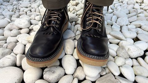 Photo by american1911 on November 1, 2025 of the White's 350 Cruiser in Maryam Navy Horsehide.