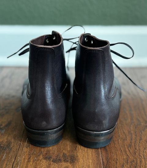 Photo by link.of.time on October 1, 2025 of the NF Bootmaker Fritz Boot in Aspen Horsefront.