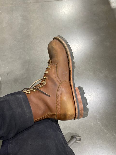 Photo by whiskey.bootlaces on November 9, 2023 of the Nicks BuilderPro in Seidel 1964 Brown.