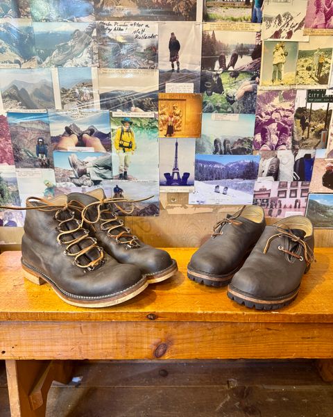 Photo by LimmerGuy on February 5, 2025 of the Peter limmer & Sons Custom Haferlschuh in Seidel Steel Gray Crazy Horse.