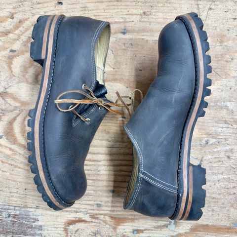 Photo by LimmerGuy on March 4, 2025 of the Peter limmer & Sons Custom Haferlschuh in Seidel Steel Gray Crazy Horse.