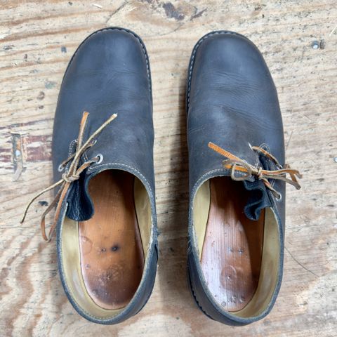 Photo by LimmerGuy on March 4, 2025 of the Peter limmer & Sons Custom Haferlschuh in Seidel Steel Gray Crazy Horse.