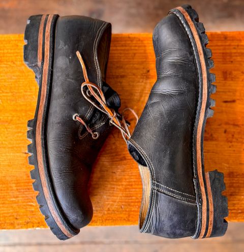 Photo by LimmerGuy on April 4, 2025 of the Peter limmer & Sons Custom Haferlschuh in Seidel Steel Gray Crazy Horse.