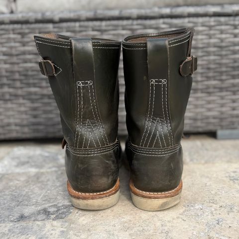 Photo by sthilburn on March 5, 2026 of the Wesco Boss Engineer Boot in Forest Chromexcel Leather.