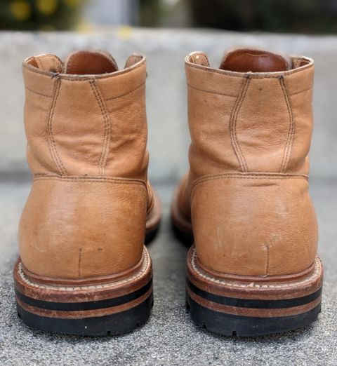 Photo by kat on March 4, 2023 of the Grant Stone Ottawa Boot in Incas Natural Kangaroo.