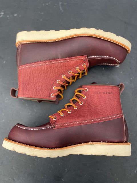 Photo by centralfornia on October 2, 2022 of the Red Wing 6-Inch Classic Moc in Unknown Leather.