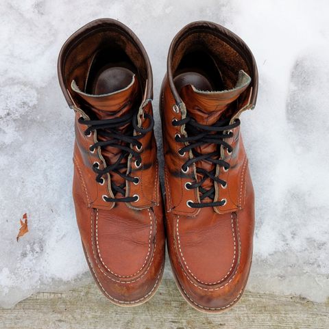 Photo by workwearfit on February 5, 2025 of the Red Wing 875 in Red Wing / Brown.