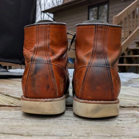 Photo by workwearfit on March 3, 2025 of the Red Wing 875 in Red Wing / Brown.