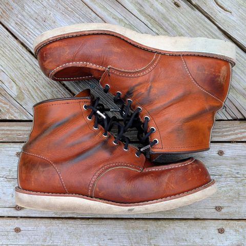 Photo by workwearfit on March 3, 2025 of the Red Wing 875 in Red Wing / Brown.