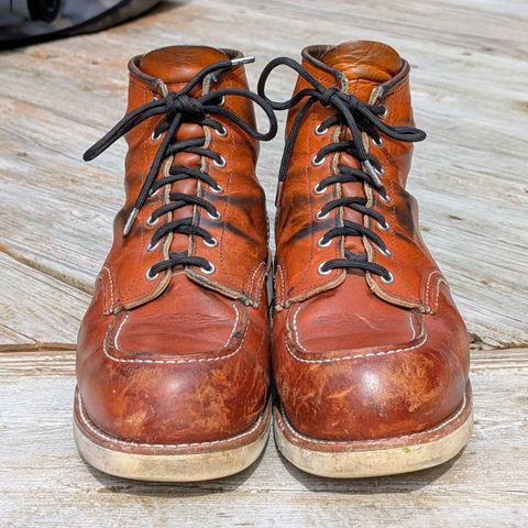 Photo by workwearfit on April 1, 2025 of the Red Wing 875 in Red Wing / Brown.