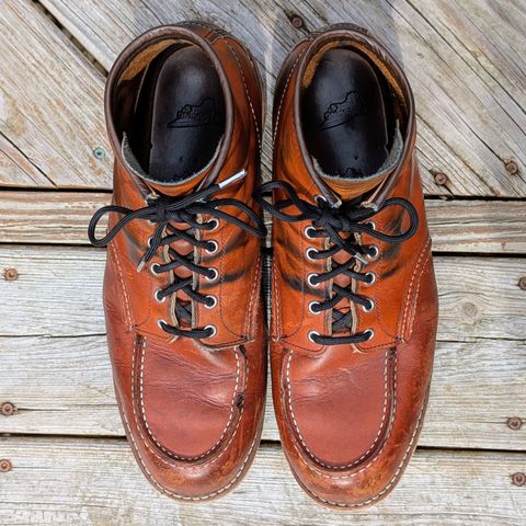 Photo by workwearfit on April 1, 2025 of the Red Wing 875 in Red Wing / Brown.