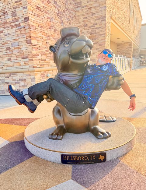 Photo by Bedrock on July 19, 2026 of the Truman Cap Toe Boot in Navy Horse Rump.