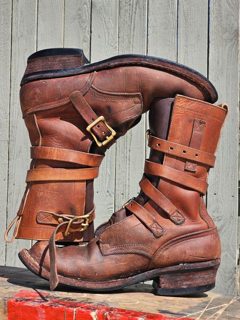 Photo by arriaga214 on March 2, 2025 of the Nicks Heritage TankerPro in Horween Natural Dublin.