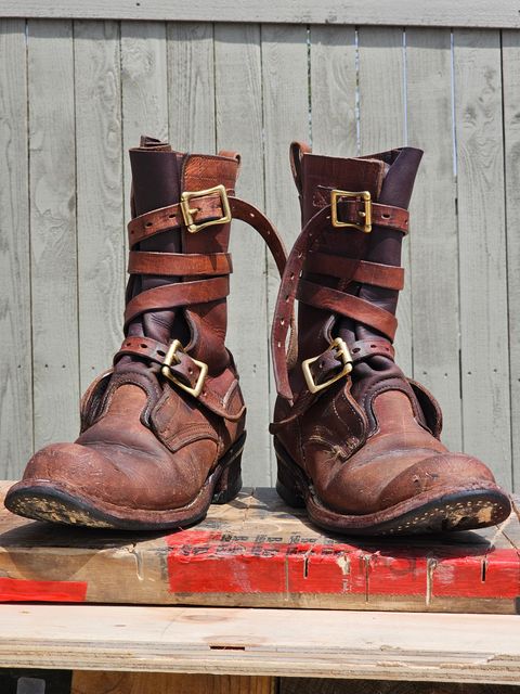 Photo by arriaga214 on March 30, 2025 of the Nicks Heritage TankerPro in Horween Natural Dublin.