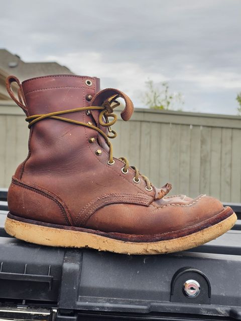 Photo by arriaga214 on September 6, 2025 of the Nicks Moc Toe in Seidel 1964 Brown.