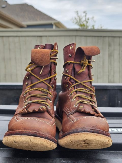 Photo by arriaga214 on September 6, 2025 of the Nicks Moc Toe in Seidel 1964 Brown.